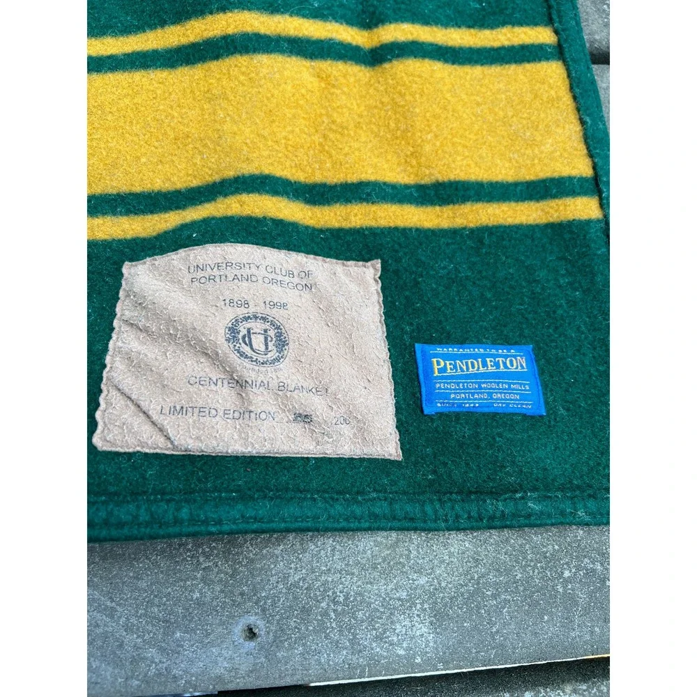Pendleton University Club of‎ Portland Centennial Wool Blanket Numbered